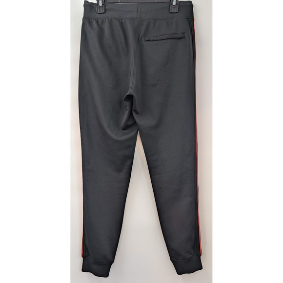 Psycho Bunny Joggers Striped Sweatpants Men's size Small Black Pockets - Picture 5 of 10